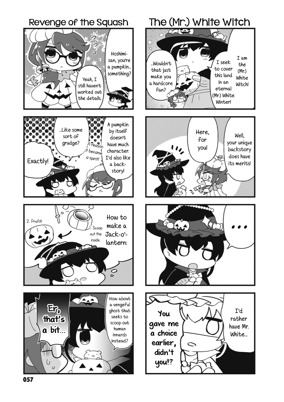 4-Koma Starlight Chapter 22 page 3 - Chapter 22: Halloween and Slumps