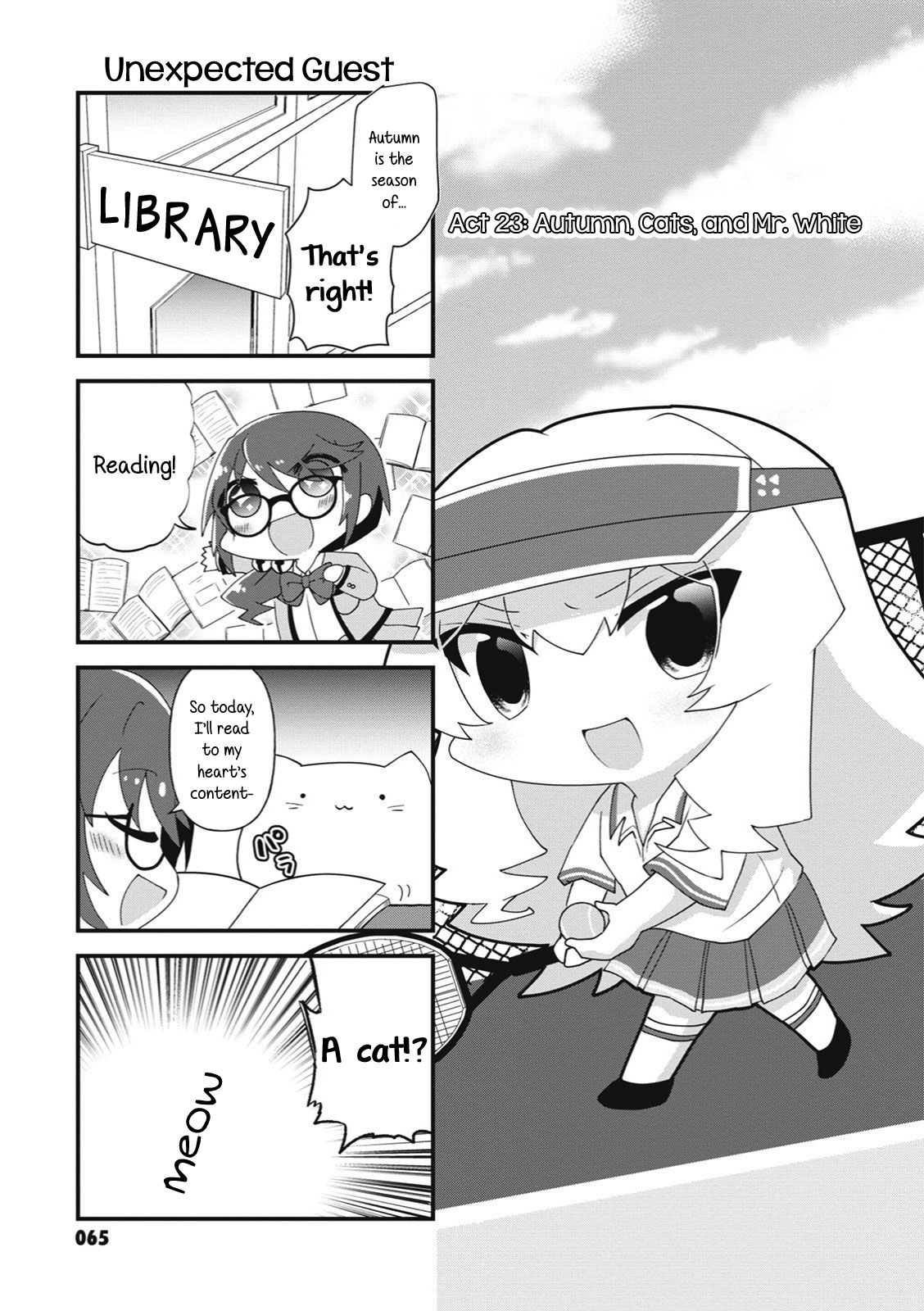 4-Koma Starlight Chapter 23 page 1 - Chapter 23: Autumn, Cats, and Mr. White