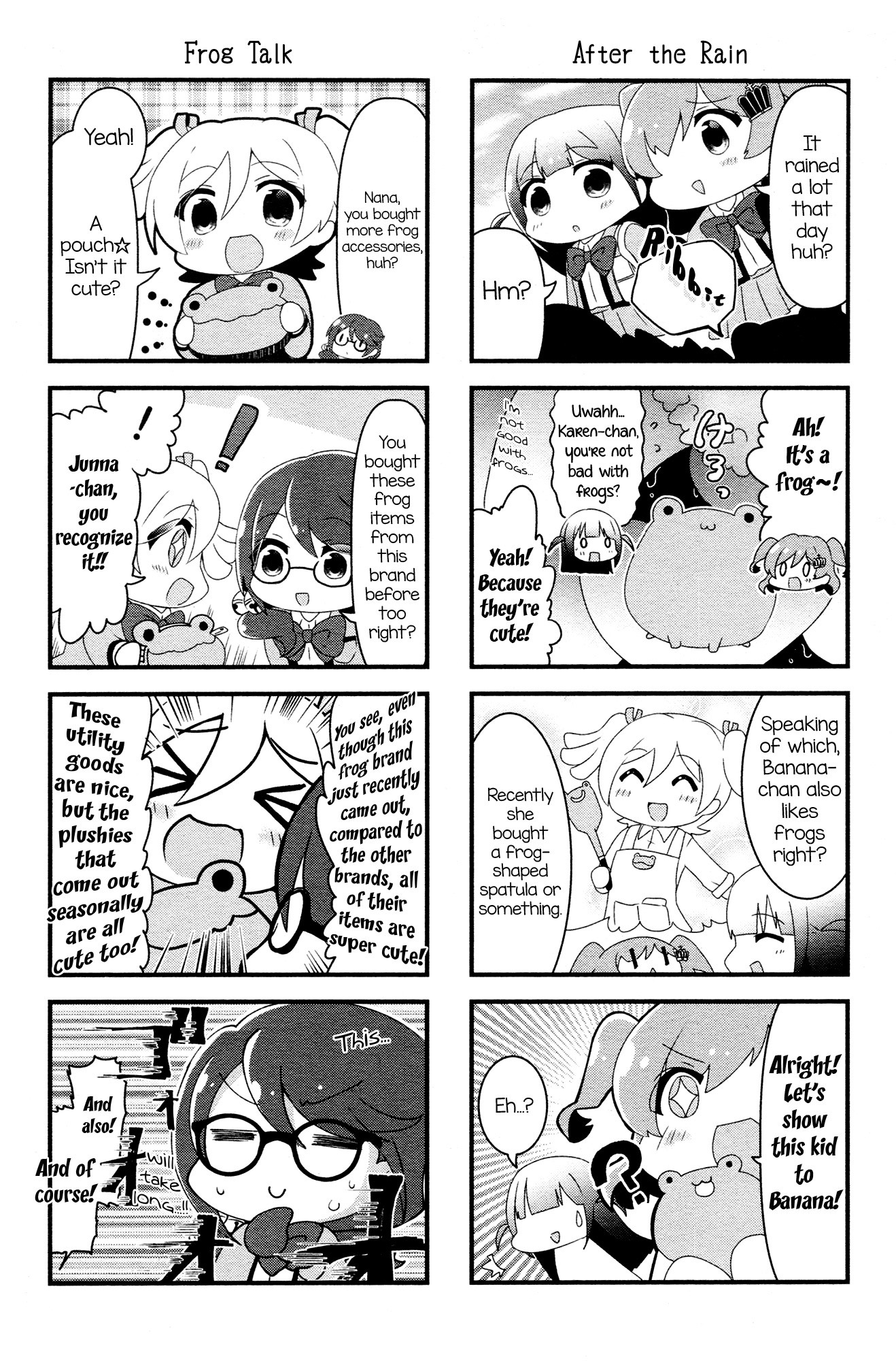 4-Koma Starlight Chapter 6 page 4 - Chapter 6: Teru Teru Bouzu and Frog-san