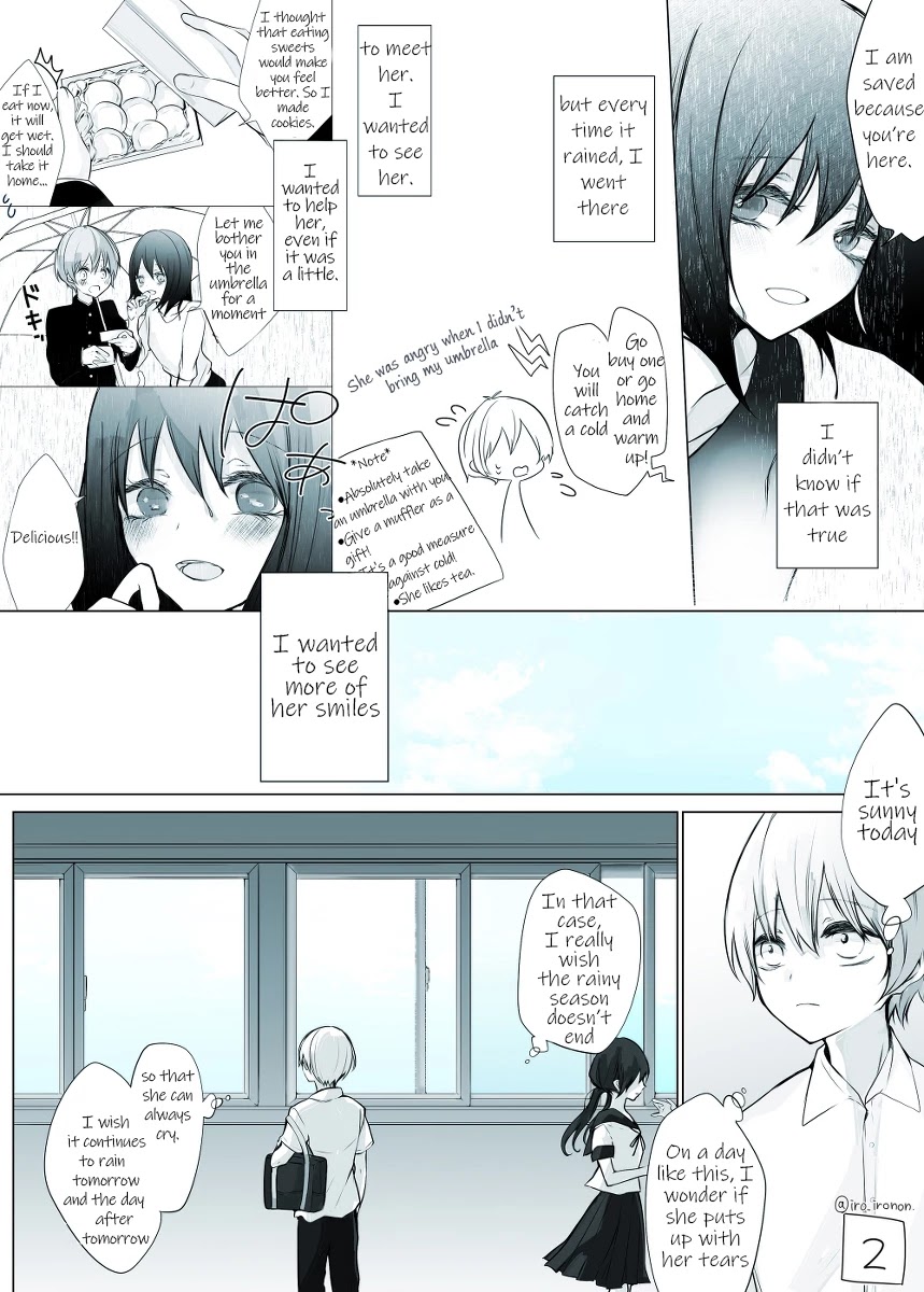 4P short stories Chapter 10 page 2 - Chapter 10: She comes here to cry when it rains