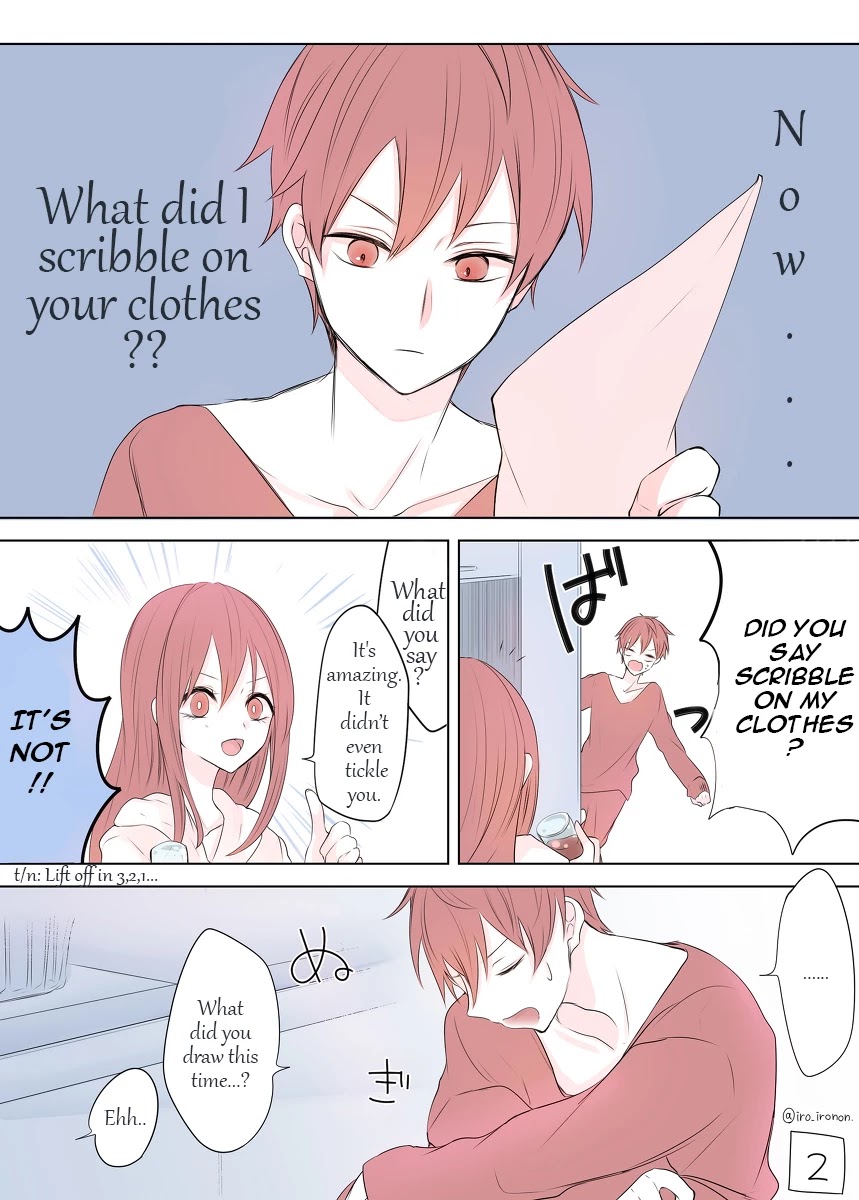 4P short stories Chapter 5 page 2 - Chapter 5: (Extra) You scribble everywhere