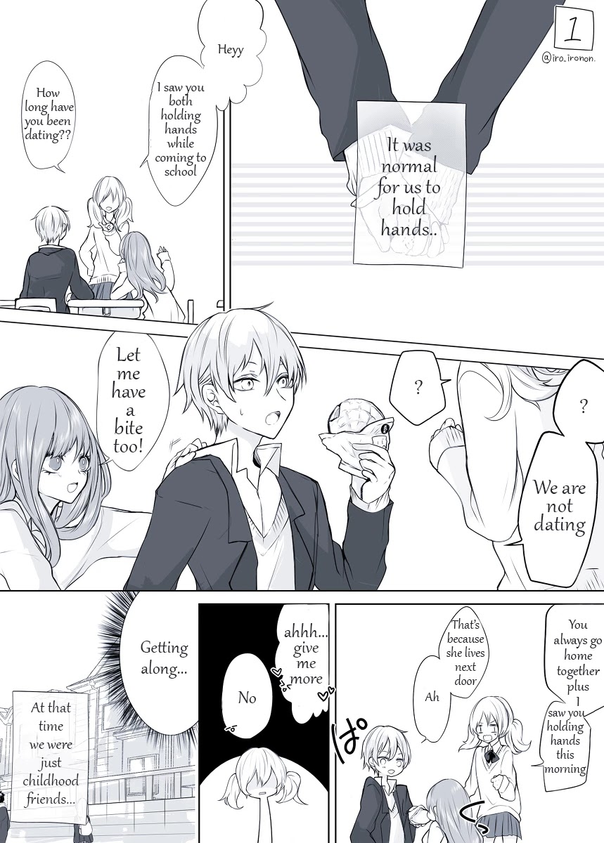 4P short stories Chapter 7 page 1 - Chapter 7: Getting along with a childhood friend who is too close