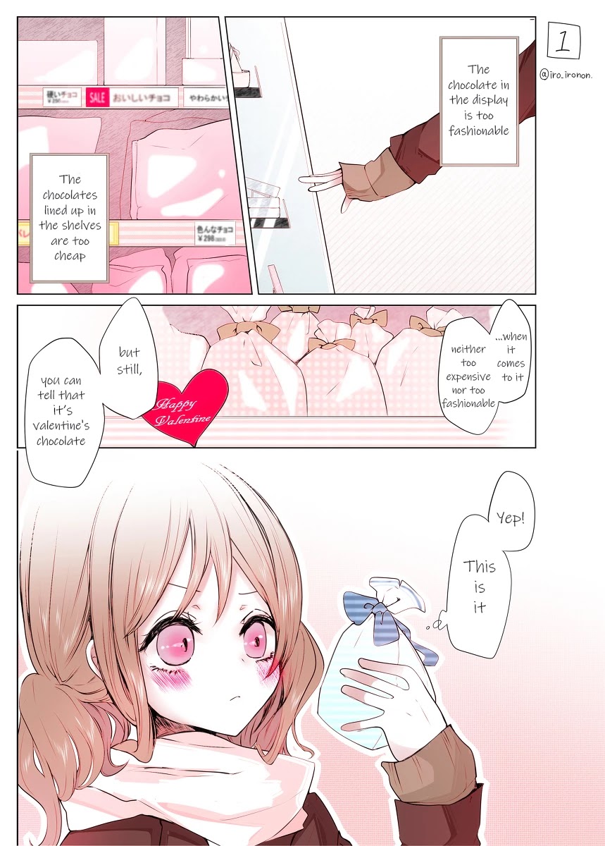 4P short stories Chapter 9 page 1 - Chapter 9: The girl who absolutely wants to win and the boy who hates chocolate