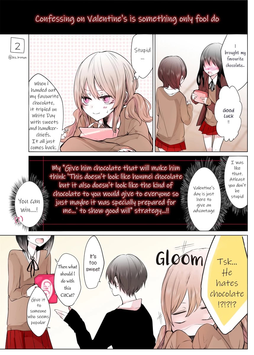 4P short stories Chapter 9 page 2 - Chapter 9: The girl who absolutely wants to win and the boy who hates chocolate
