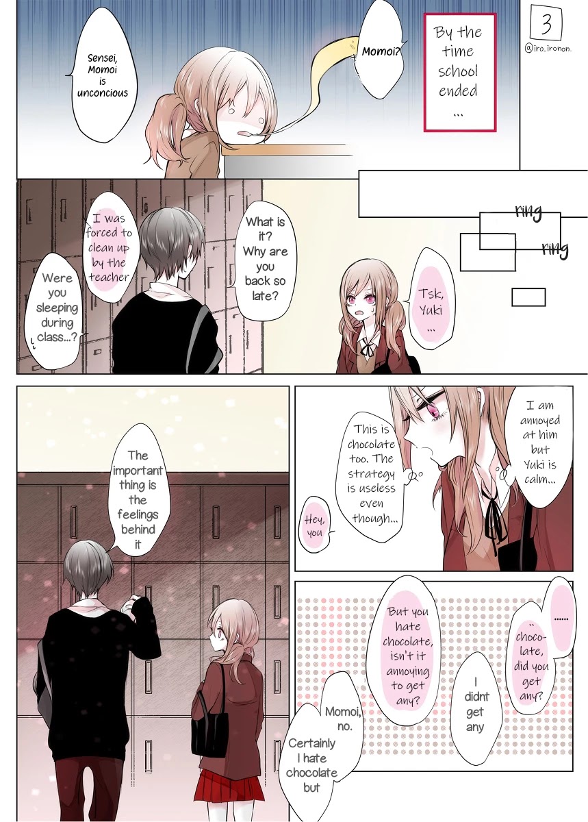 4P short stories Chapter 9 page 3 - Chapter 9: The girl who absolutely wants to win and the boy who hates chocolate
