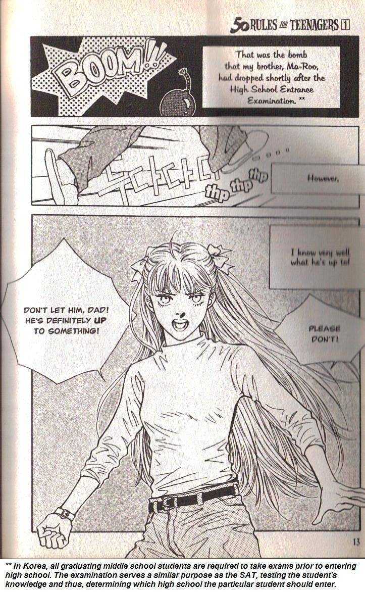 50 Rules for Teenagers Chapter 1 page 7 - Chapter 1