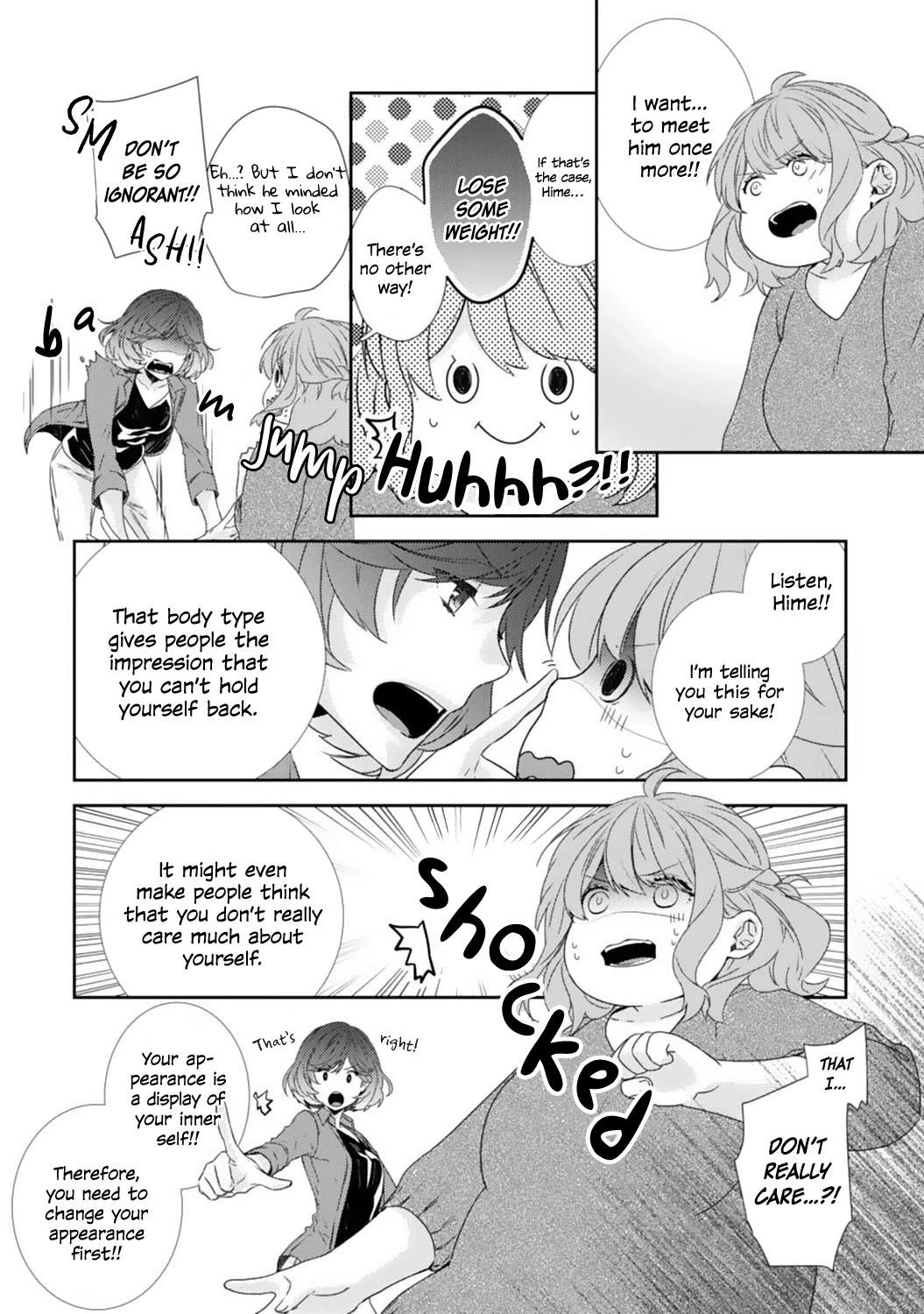 -50kg Cinderella Chapter 2 page 5 - Chapter 2: What Dropped, the Glass Slipper or the Weight?