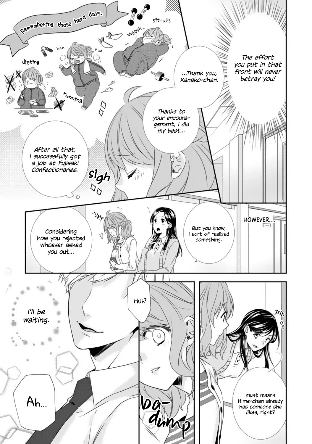 -50kg Cinderella Chapter 2 page 6 - Chapter 2: What Dropped, the Glass Slipper or the Weight?