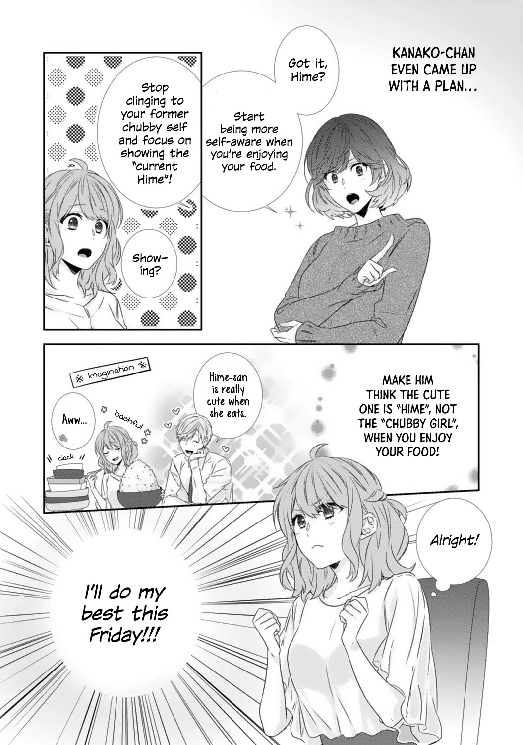 -50kg Cinderella Chapter 3 page 13 - Chapter 3: Being in Love is High in Spirits!