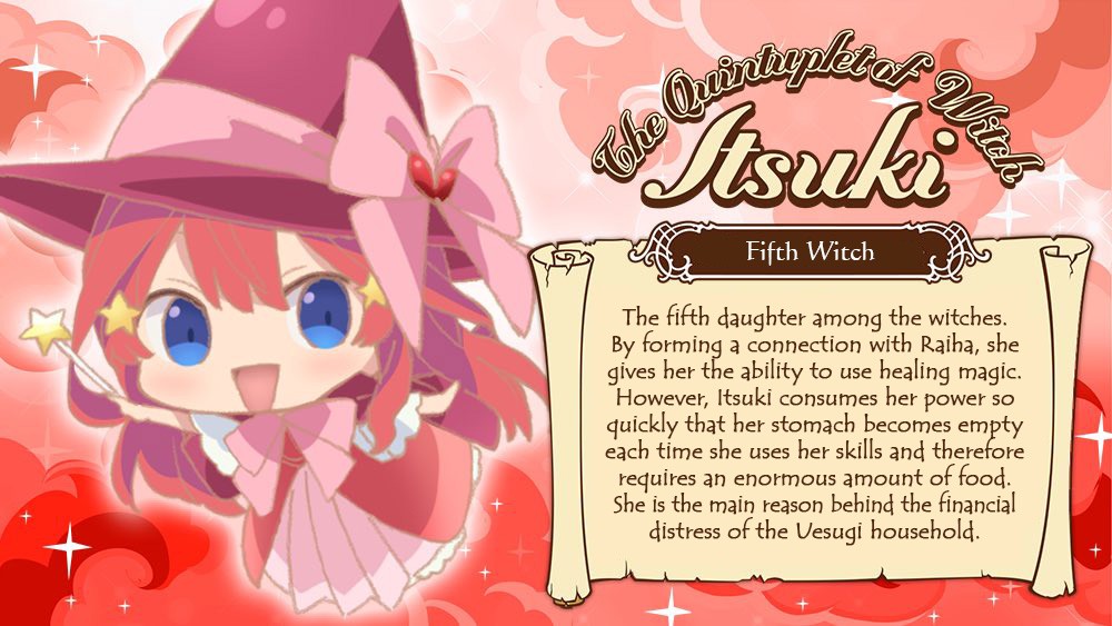 5Toubun no Hanayome - Magical Girl Raiha with The Quintuplet of Witch Chapter 0 page 8 - Chapter 0: Character Introduction