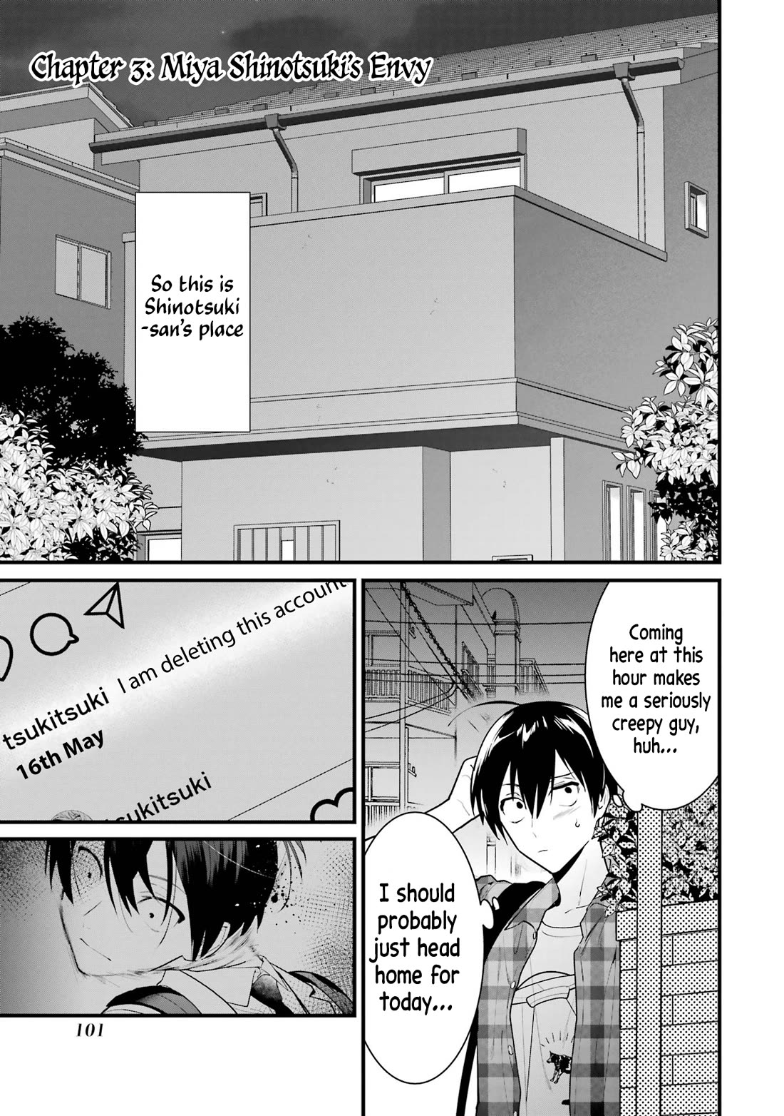 6 Immortal Girls and The Man Destined to Die Chapter 3 page 1 - Chapter 3: Miya Shinotsuki's Envy