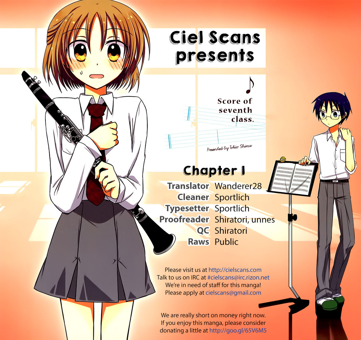 7 Jikanme no Onpu Chapter 1 page 1 - Chapter 1