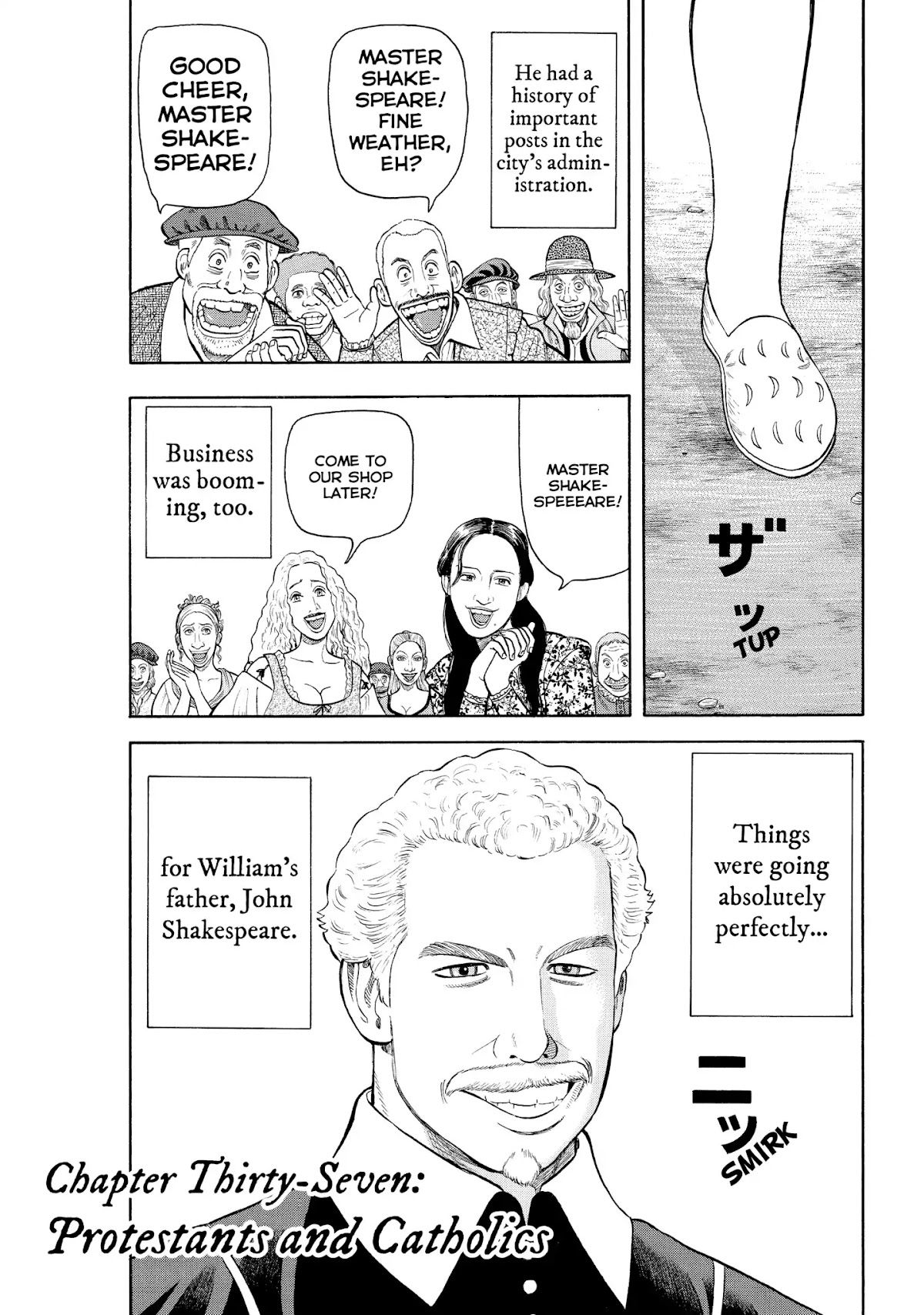 7-nin no Shakespeare Chapter 37 page 1 - Chapter 37: Protestants And Catholics