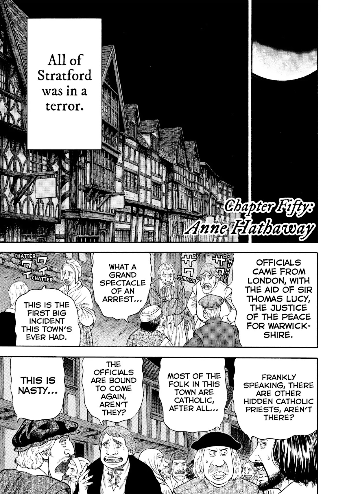 7-nin no Shakespeare Chapter 50 page 1 - Chapter 50: Anne Hathaway