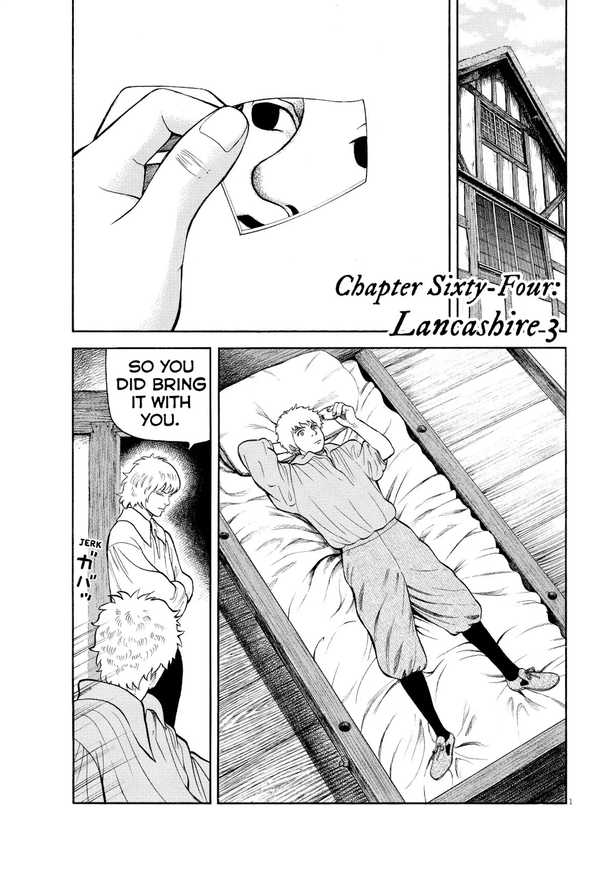 7-nin no Shakespeare Chapter 64 page 1 - Chapter 64: Lancashire 3