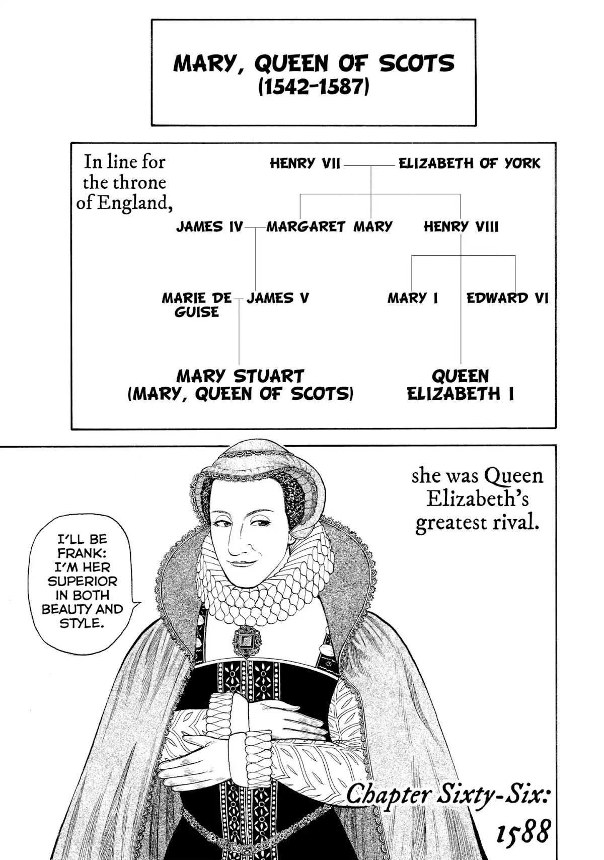 7-nin no Shakespeare Chapter 66 page 1 - Chapter 66: 1588