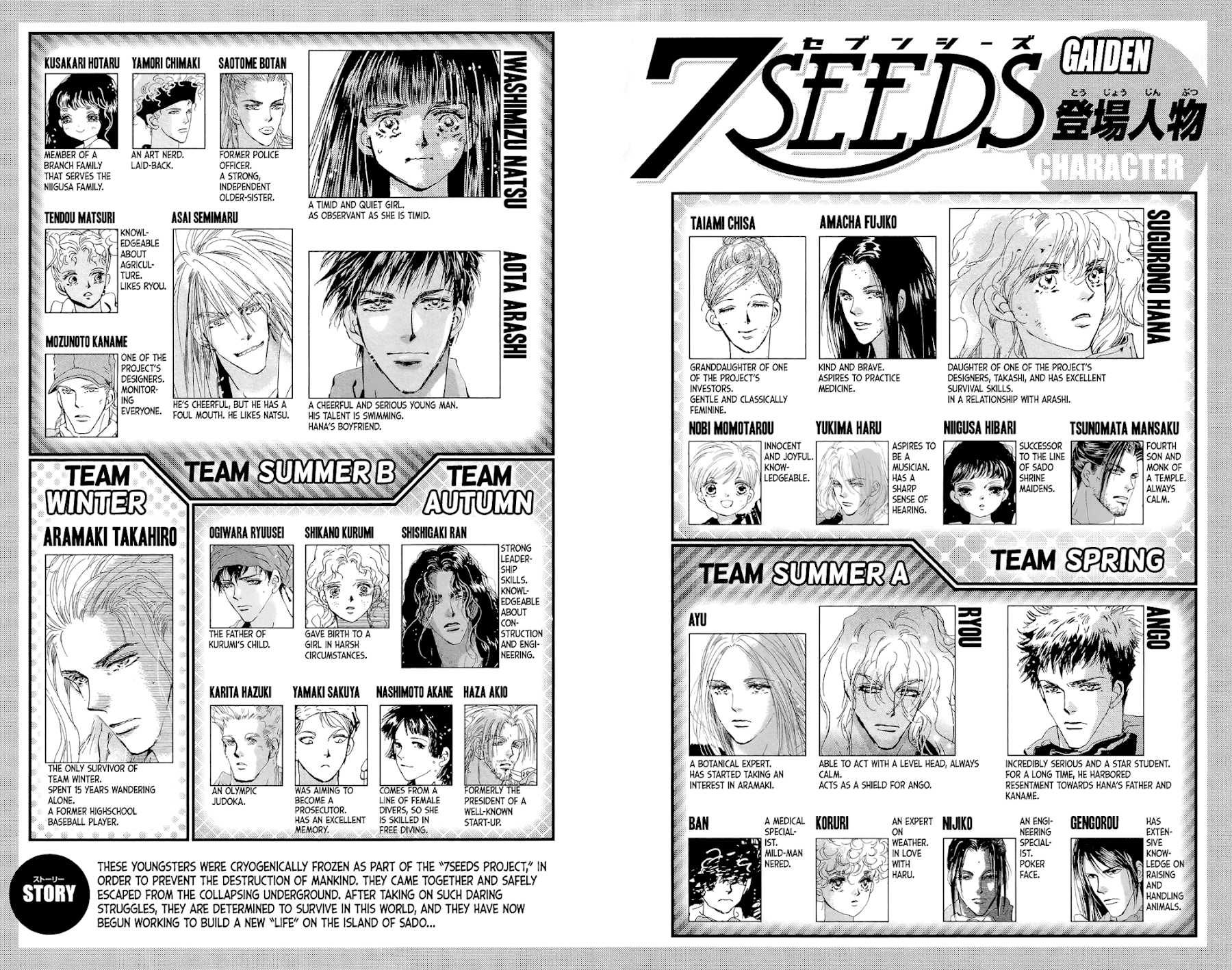 7 Seeds Gaiden Chapter 1 page 4 - Chapter 1: Beginning [New Teams]