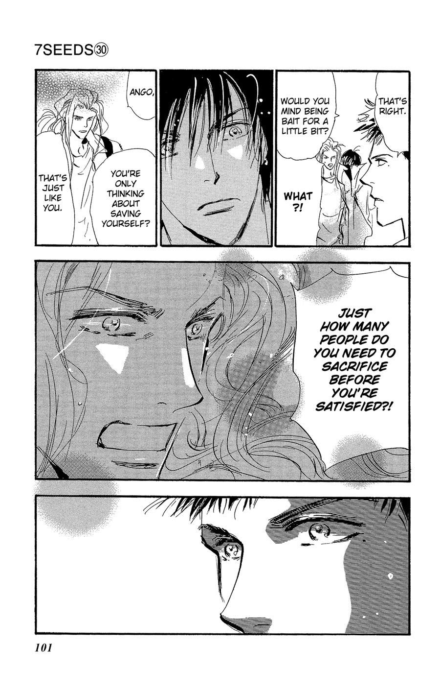 7 Seeds Chapter 154 page 26 - Chapter 154: Mountains Chapter 19 [The Three of Them]