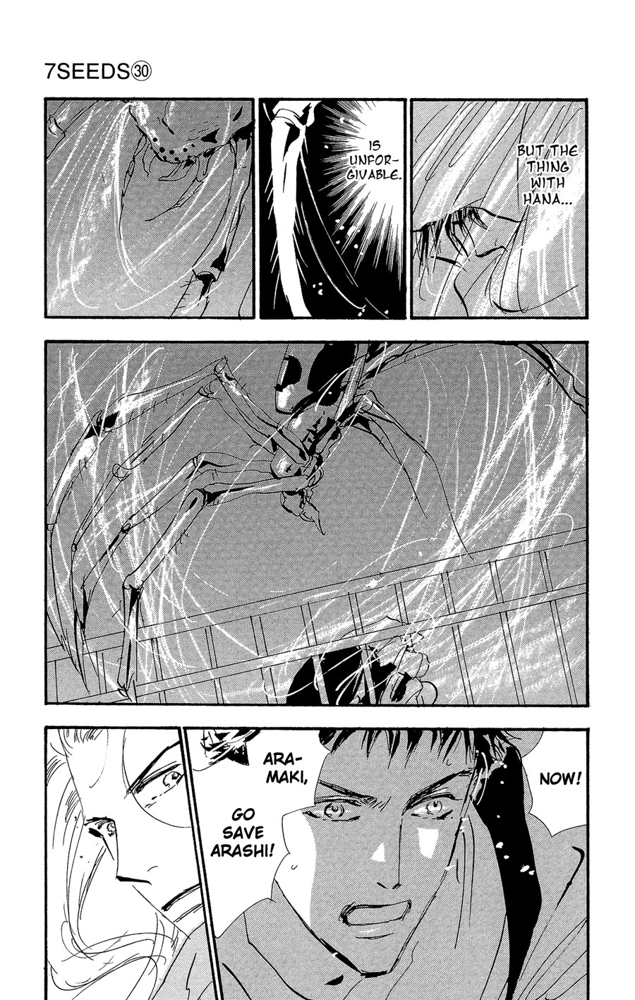 7 Seeds Chapter 154 page 32 - Chapter 154: Mountains Chapter 19 [The Three of Them]