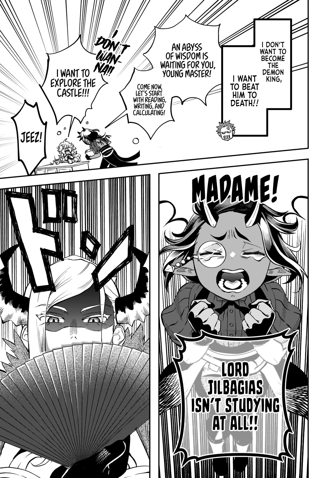 7th Demon Prince Jilbagias, The Demon Kingdom Destroyer Chapter 2 page 10 - Chapter 2: The Baby Hiding Its Killing Intent