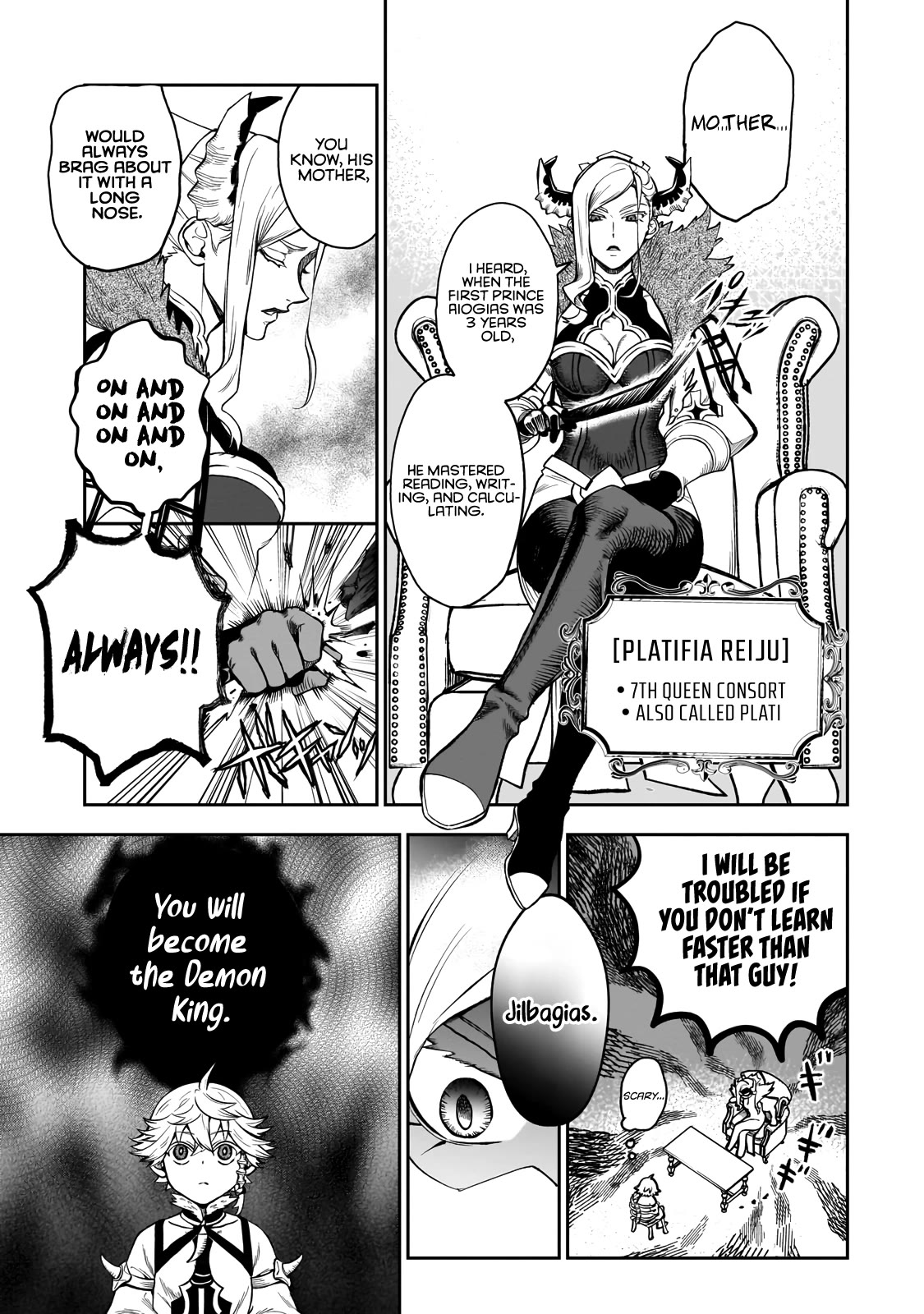 7th Demon Prince Jilbagias, The Demon Kingdom Destroyer Chapter 2 page 12 - Chapter 2: The Baby Hiding Its Killing Intent