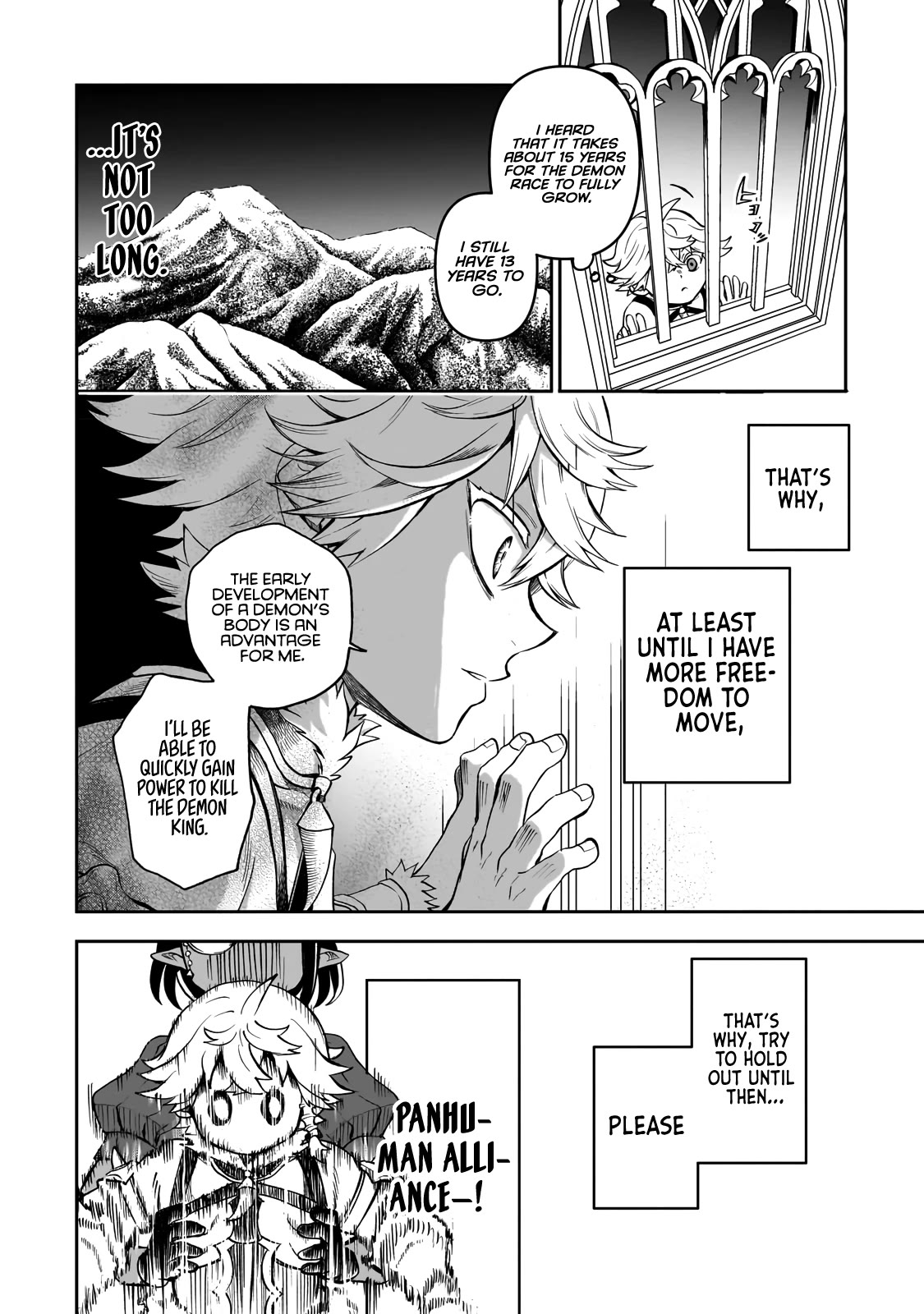 7th Demon Prince Jilbagias, The Demon Kingdom Destroyer Chapter 2 page 7 - Chapter 2: The Baby Hiding Its Killing Intent