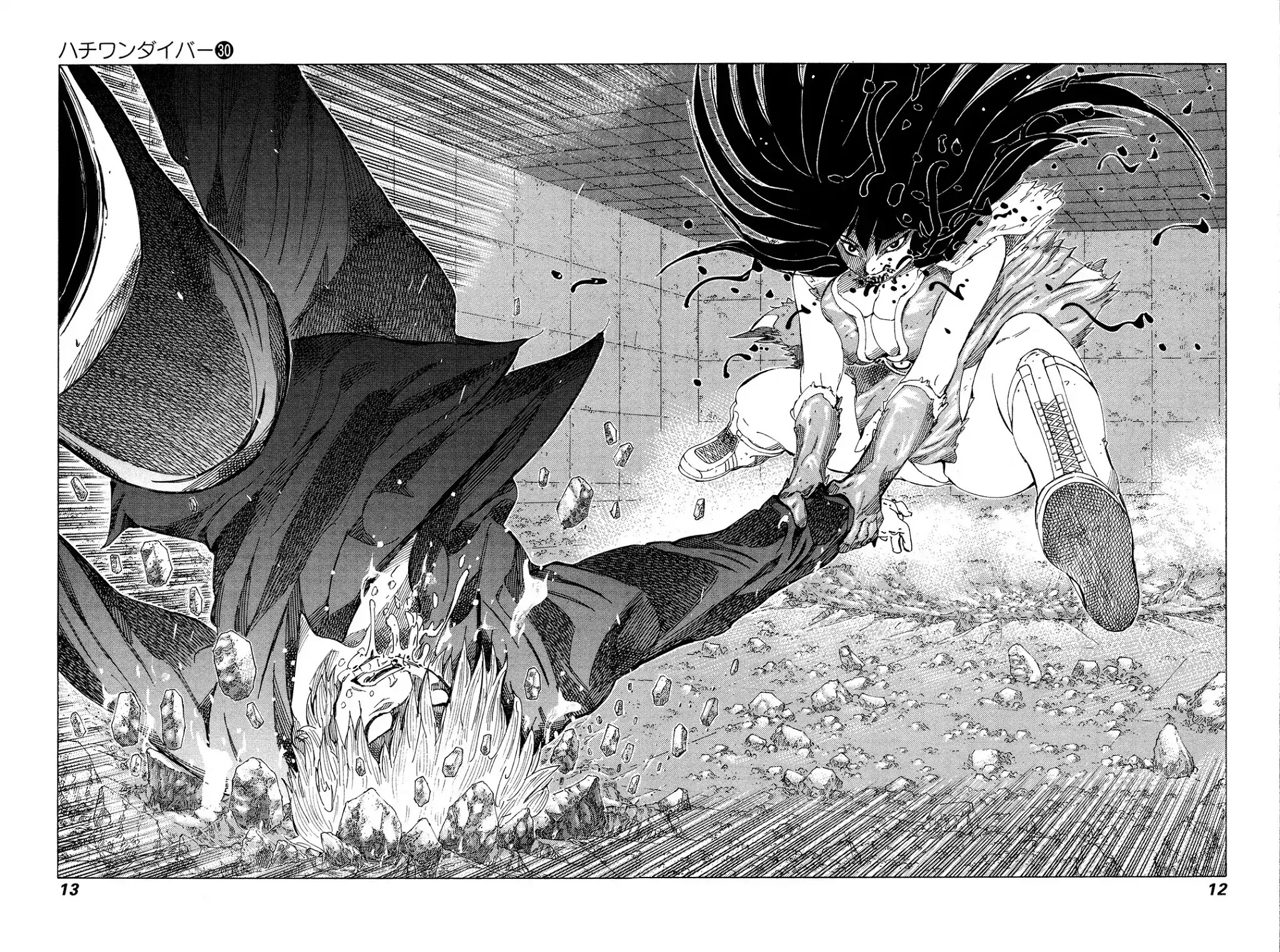 81 Diver Chapter 310 page 13 - Chapter 310: A Hit to the Vital Spot!!