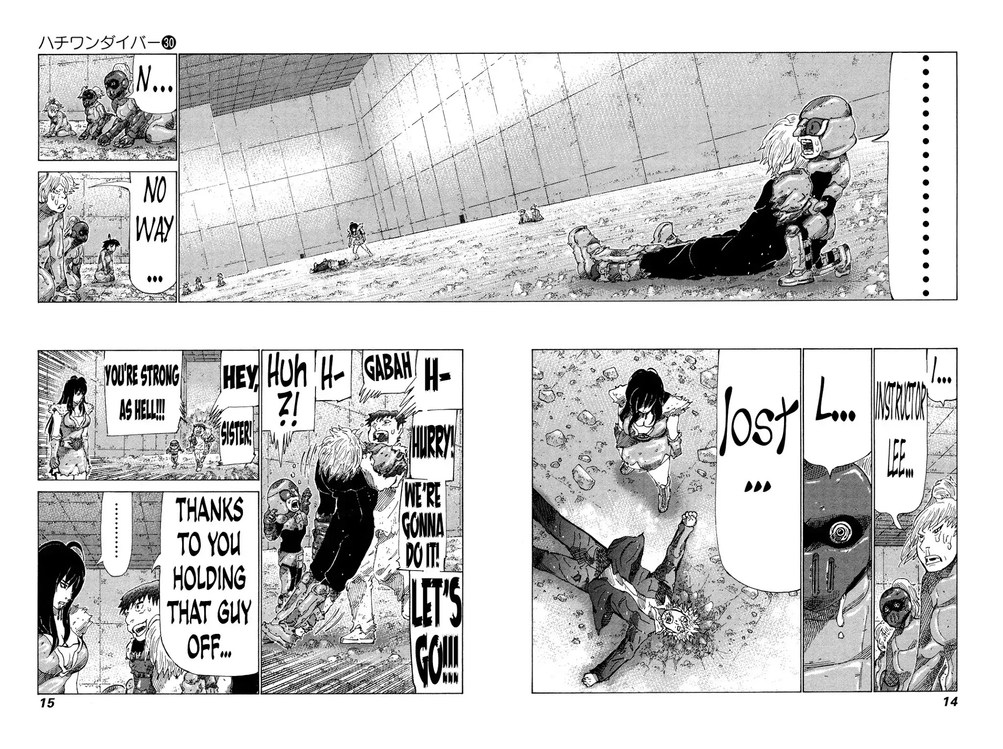 81 Diver Chapter 310 page 14 - Chapter 310: A Hit to the Vital Spot!!