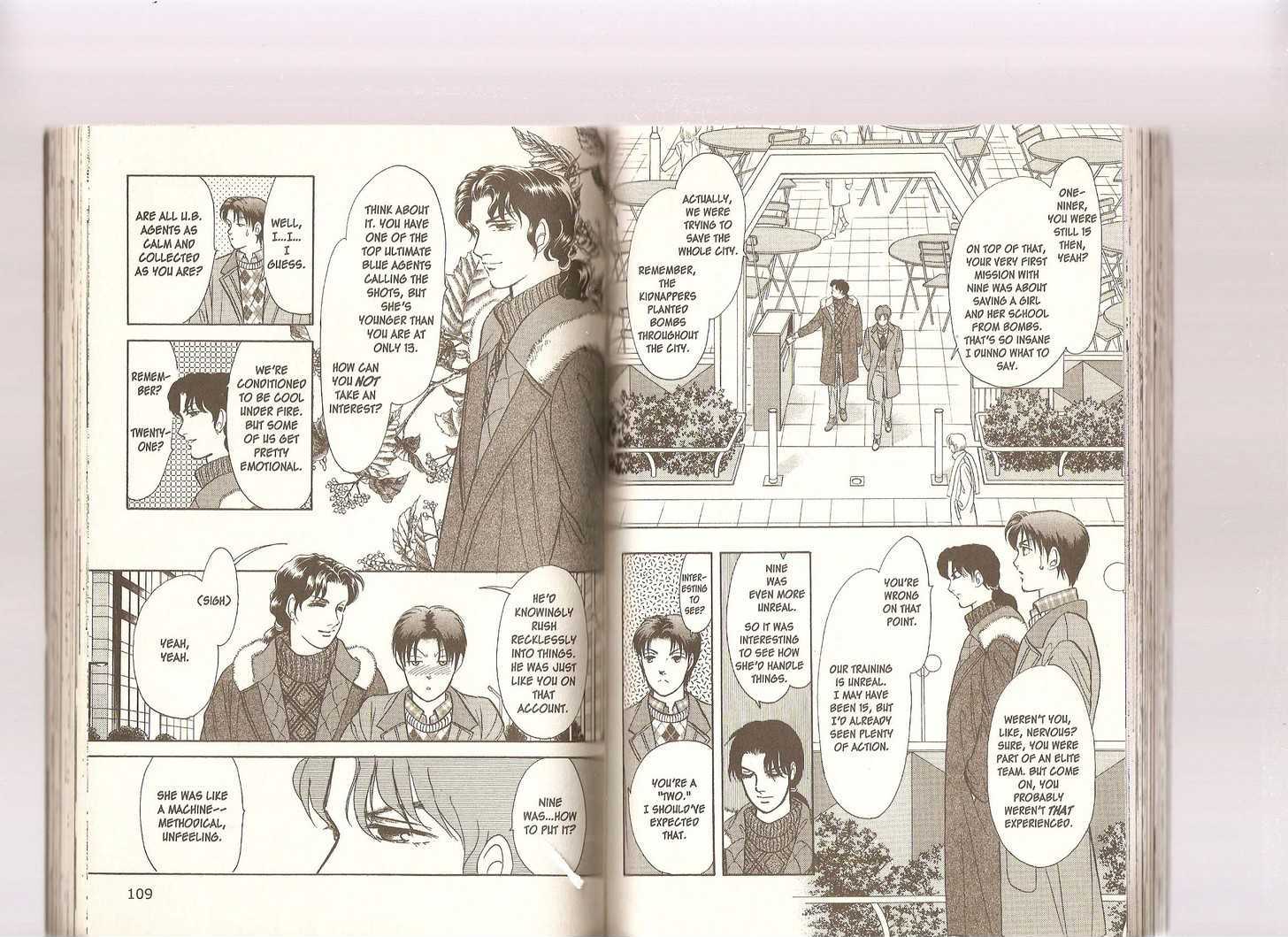 9 Banme no Musashi Chapter 25.1 page 55 - Chapter 25.1 : 25.1: Blue Beginnings, Part 1 \ 25.2: […], Part 2 \ 25.3: […],...