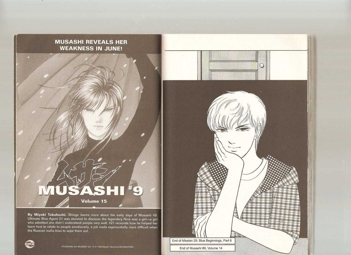 9 Banme no Musashi Chapter 25.1 page 98 - Chapter 25.1 : 25.1: Blue Beginnings, Part 1 \ 25.2: […], Part 2 \ 25.3: […],...
