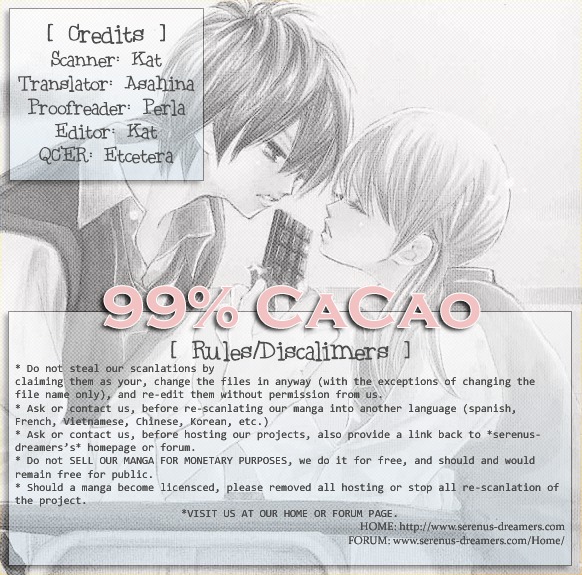 99% Cacao Chapter 2 page 1 - Chapter 2 : Hating a food without even trying is not good