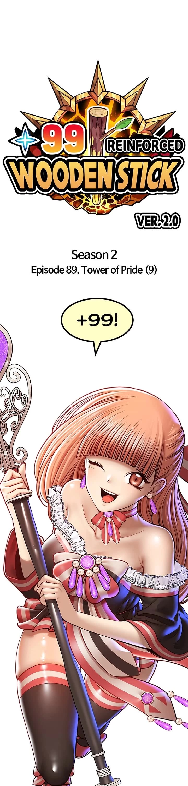 +99 Wooden Stick Chapter 174 page 1 - Chapter 174: (S2) Ep. 89 - Tower of Pride (9)