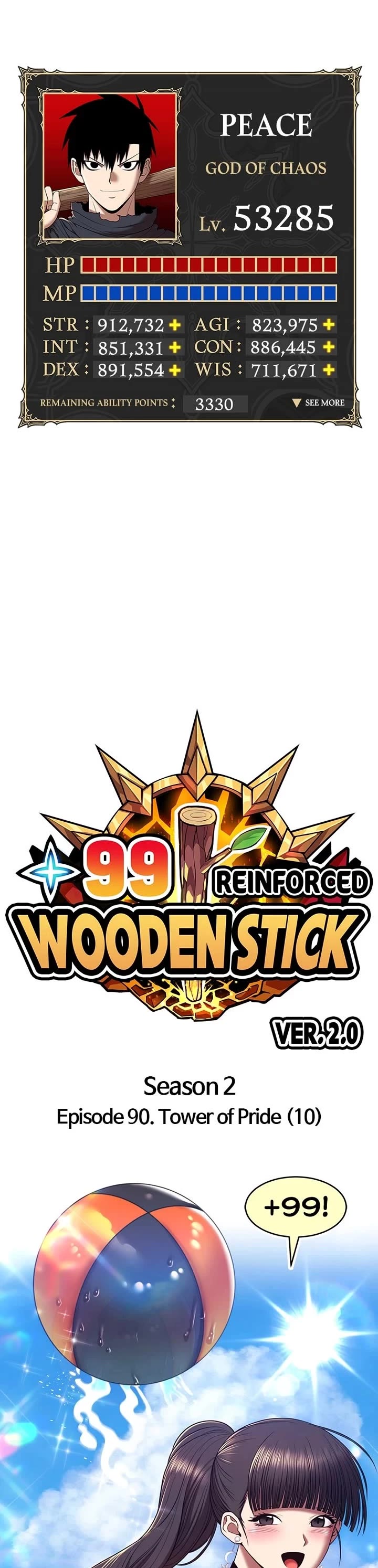 +99 Wooden Stick Chapter 175 page 9 - Chapter 175: (S2) Ep. 90 - Tower of Pride (10)