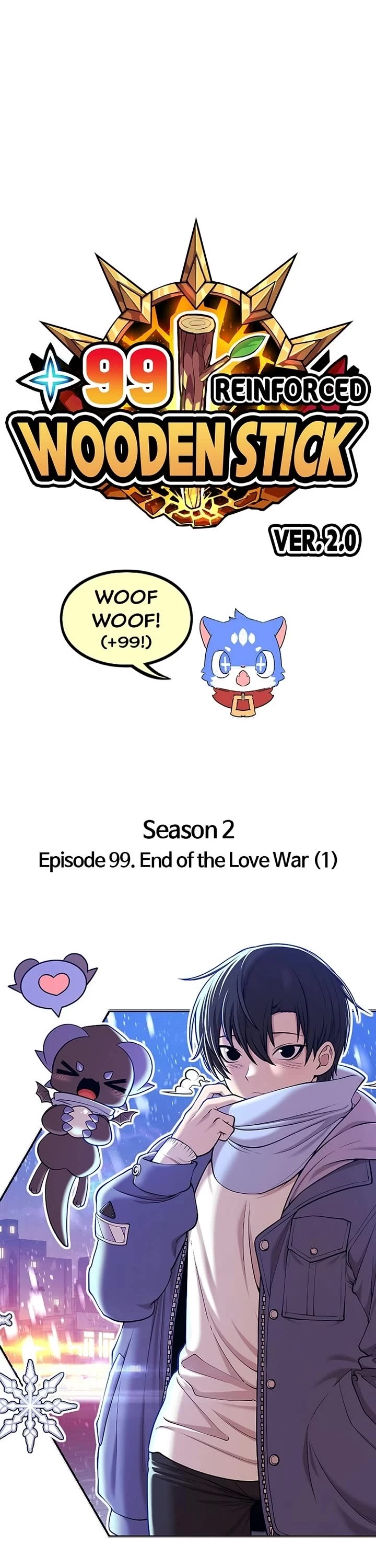 +99 Wooden Stick Chapter 184 page 1 - Chapter 184: (S2) Ep. 99 - End of the Love War (1)