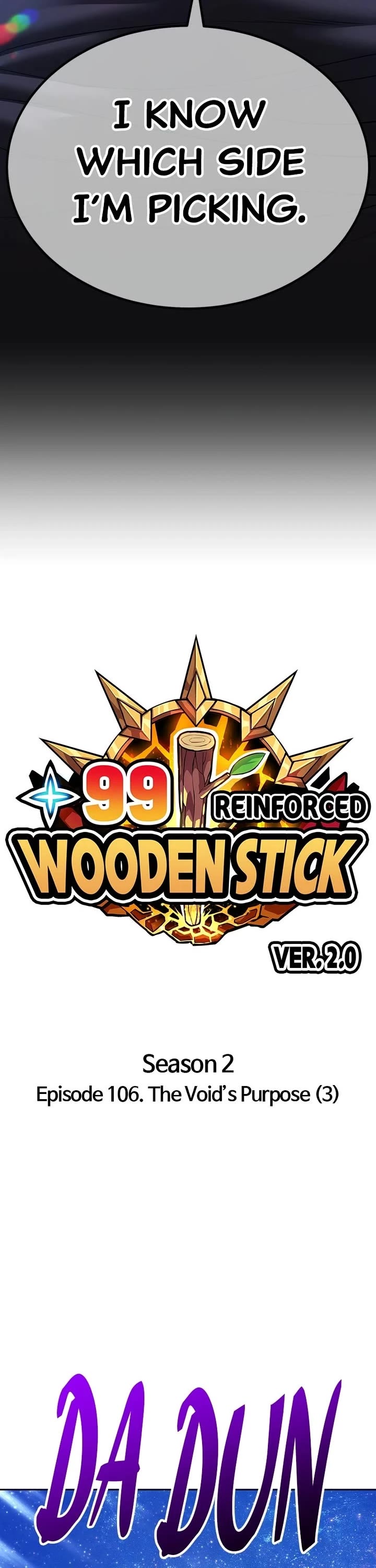 +99 Wooden Stick Chapter 191 page 17 - Chapter 191: (S2) Ep. 106 - The Void's Purpose (3)