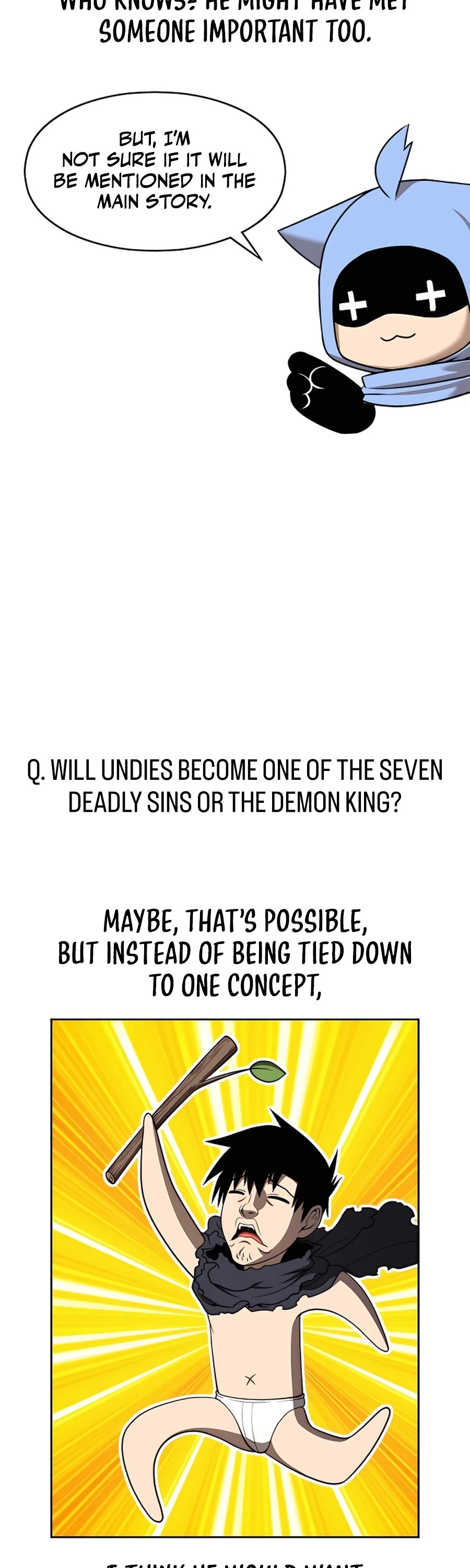 +99 Wooden Stick Chapter 50.5 page 19 - Chapter 50.5: Q&A Special