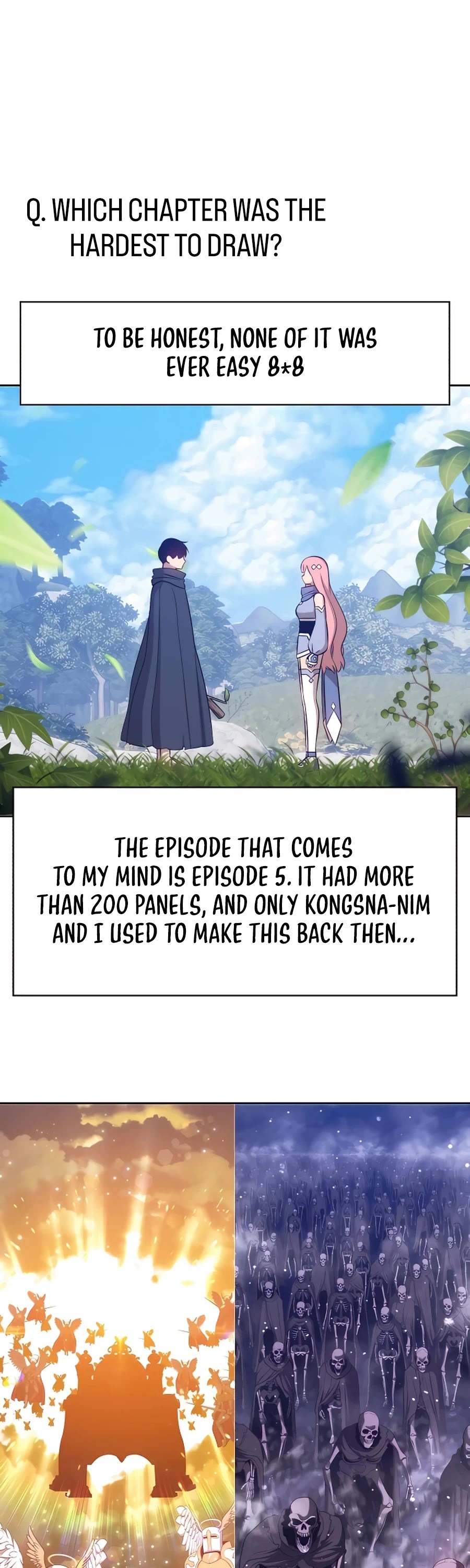 +99 Wooden Stick Chapter 50.5 page 37 - Chapter 50.5: Q&A Special