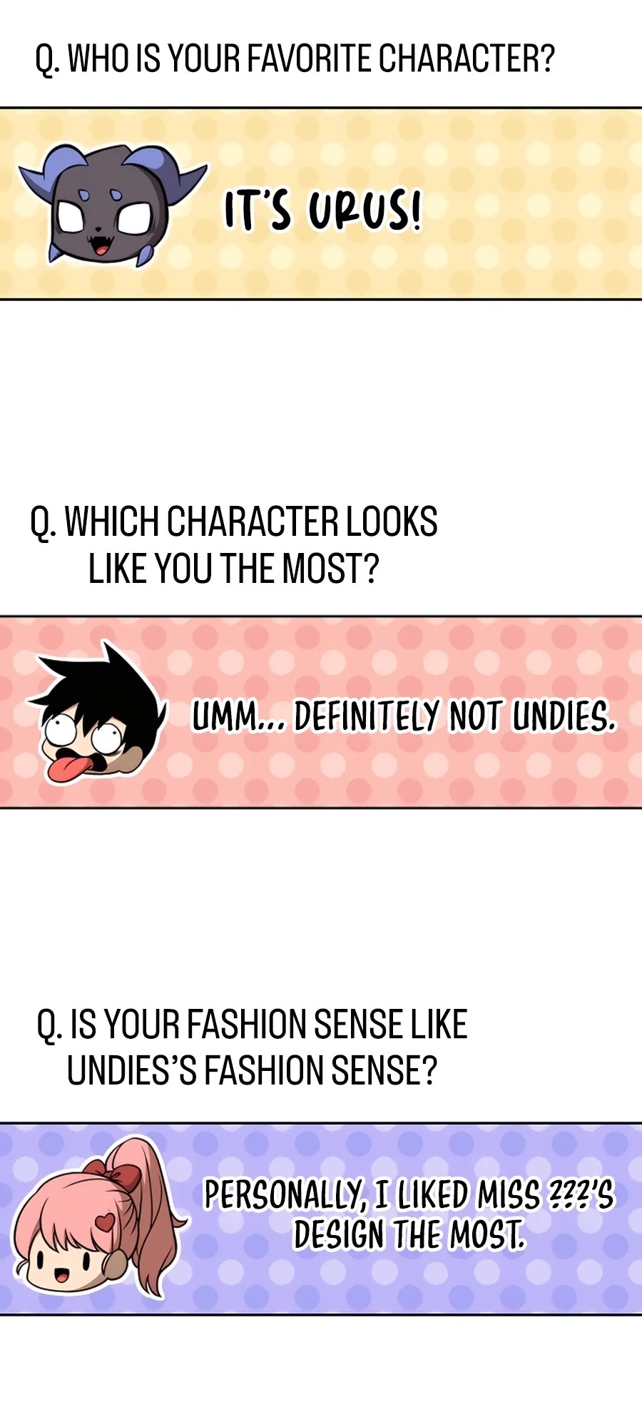 +99 Wooden Stick Chapter 50.5 page 40 - Chapter 50.5: Q&A Special