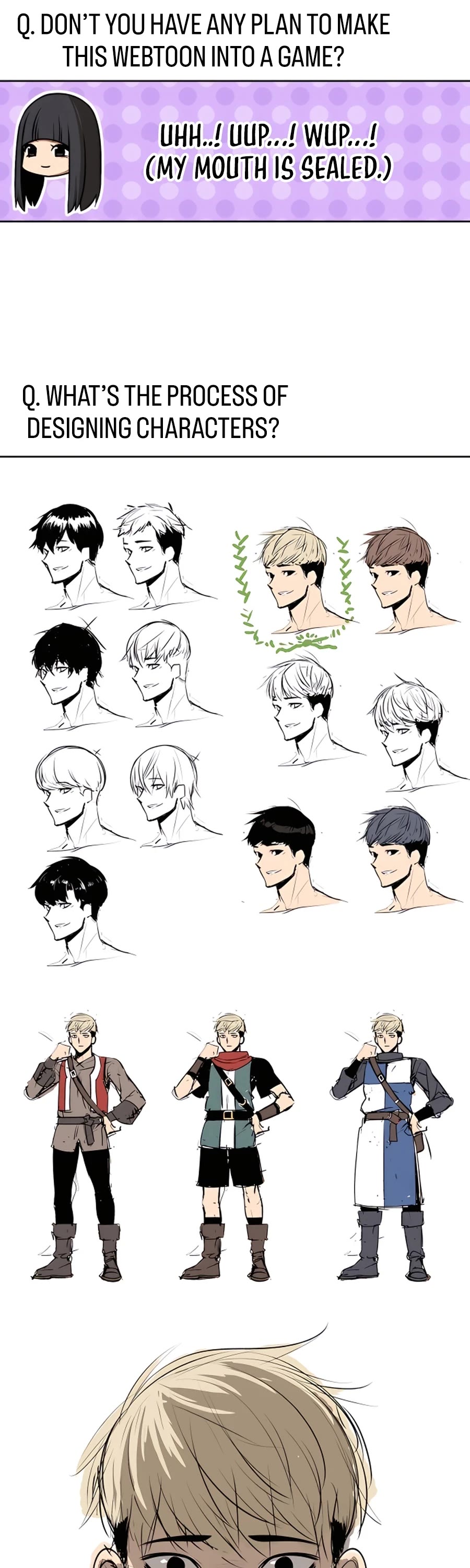 +99 Wooden Stick Chapter 50.5 page 41 - Chapter 50.5: Q&A Special