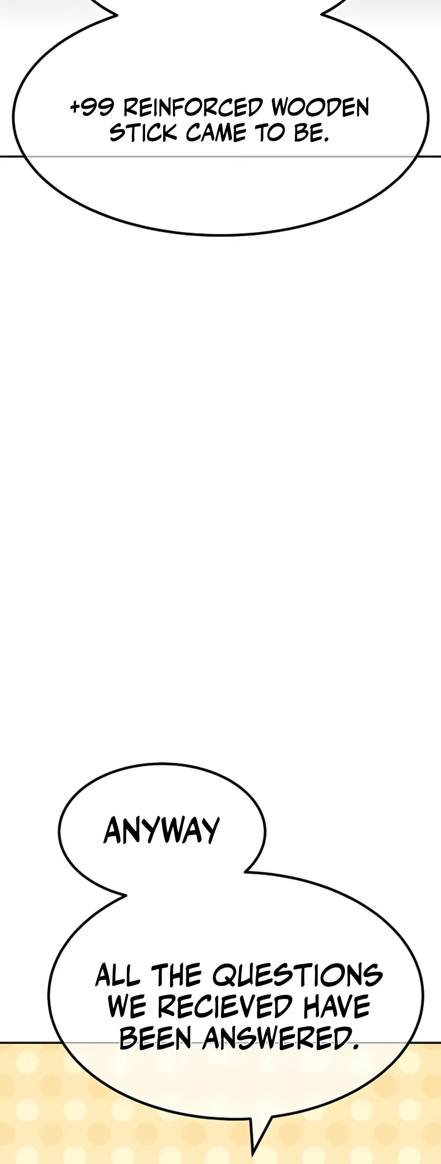 +99 Wooden Stick Chapter 50.6 page 129 - Chapter 50.6: Q&A Special (2)
