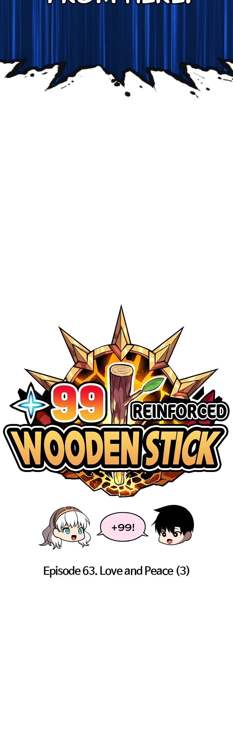 +99 Wooden Stick Chapter 63 page 19 - Chapter 63: Ep. 63 - Love and Peace (3)