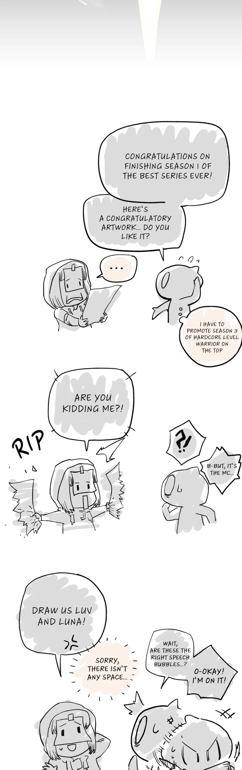 +99 Wooden Stick Chapter 85.6 page 45 - Chapter 85.6: Season 1 Afterword (Jipery's Episode)