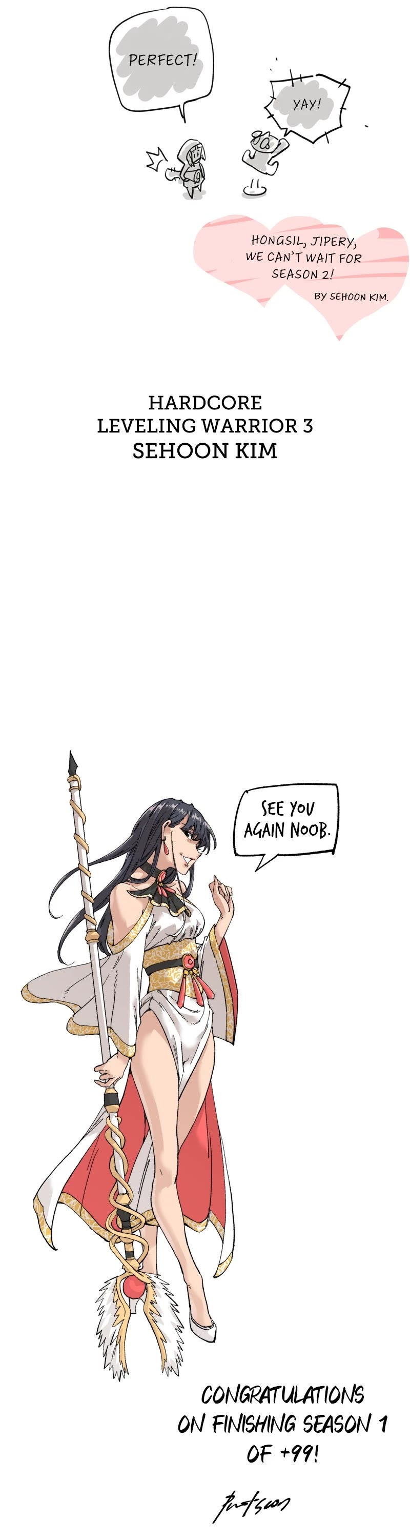 +99 Wooden Stick Chapter 85.6 page 48 - Chapter 85.6: Season 1 Afterword (Jipery's Episode)