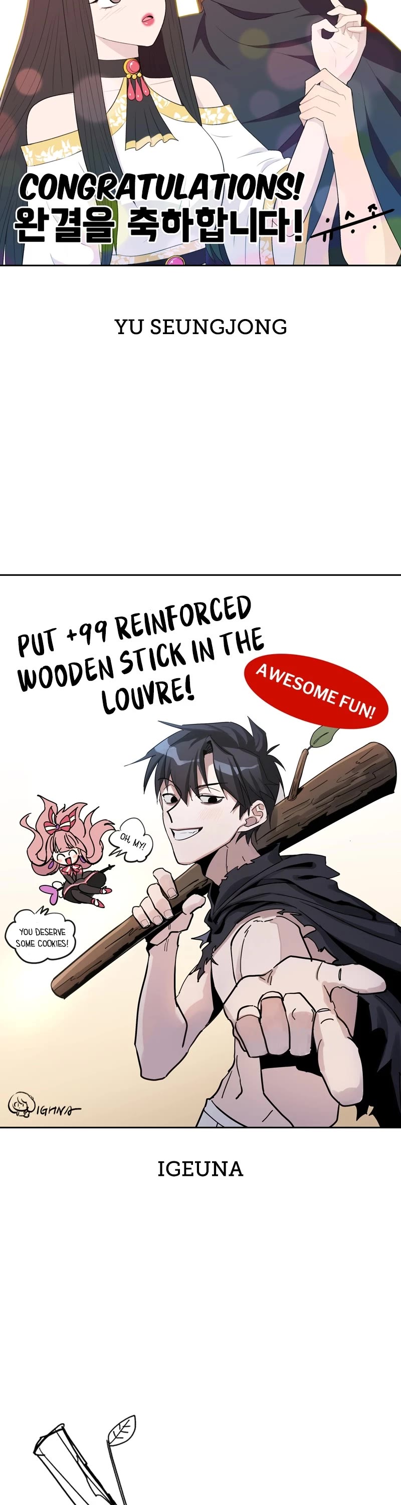 +99 Wooden Stick Chapter 85.6 page 68 - Chapter 85.6: Season 1 Afterword (Jipery's Episode)