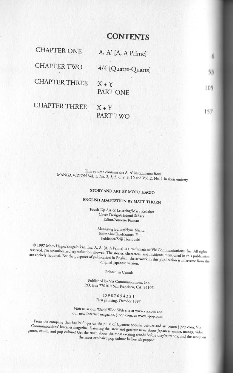 A, A' Chapter 1 page 2 - Chapter 1: A, A' [A, A Prime]