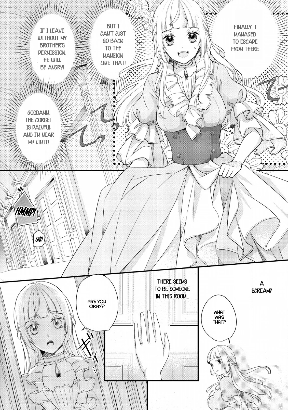 A Bellicose Lady Got Reincarnated!? ~It's an Impossibly Hard Game Where I Would Die If I Don't Fall in Love Chapter 1 page 27 - Chapter 1