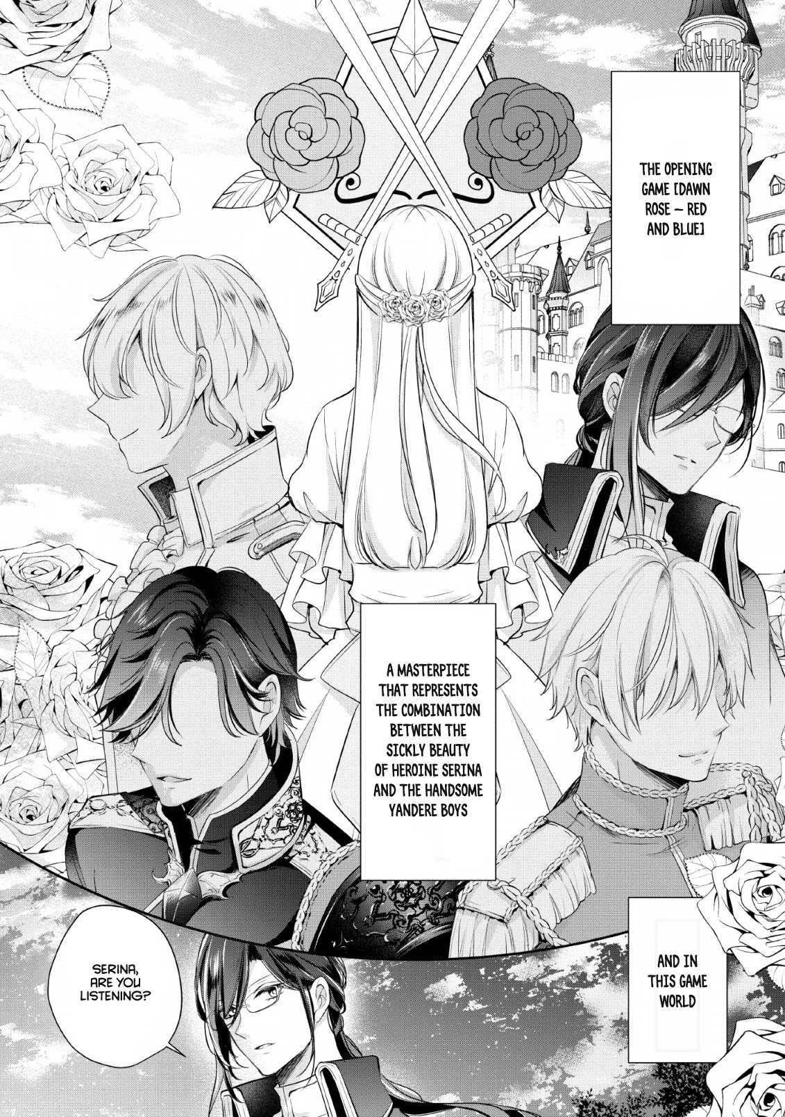 A Bellicose Lady Got Reincarnated!? ~It's an Impossibly Hard Game Where I Would Die If I Don't Fall in Love Chapter 1 page 4 - Chapter 1