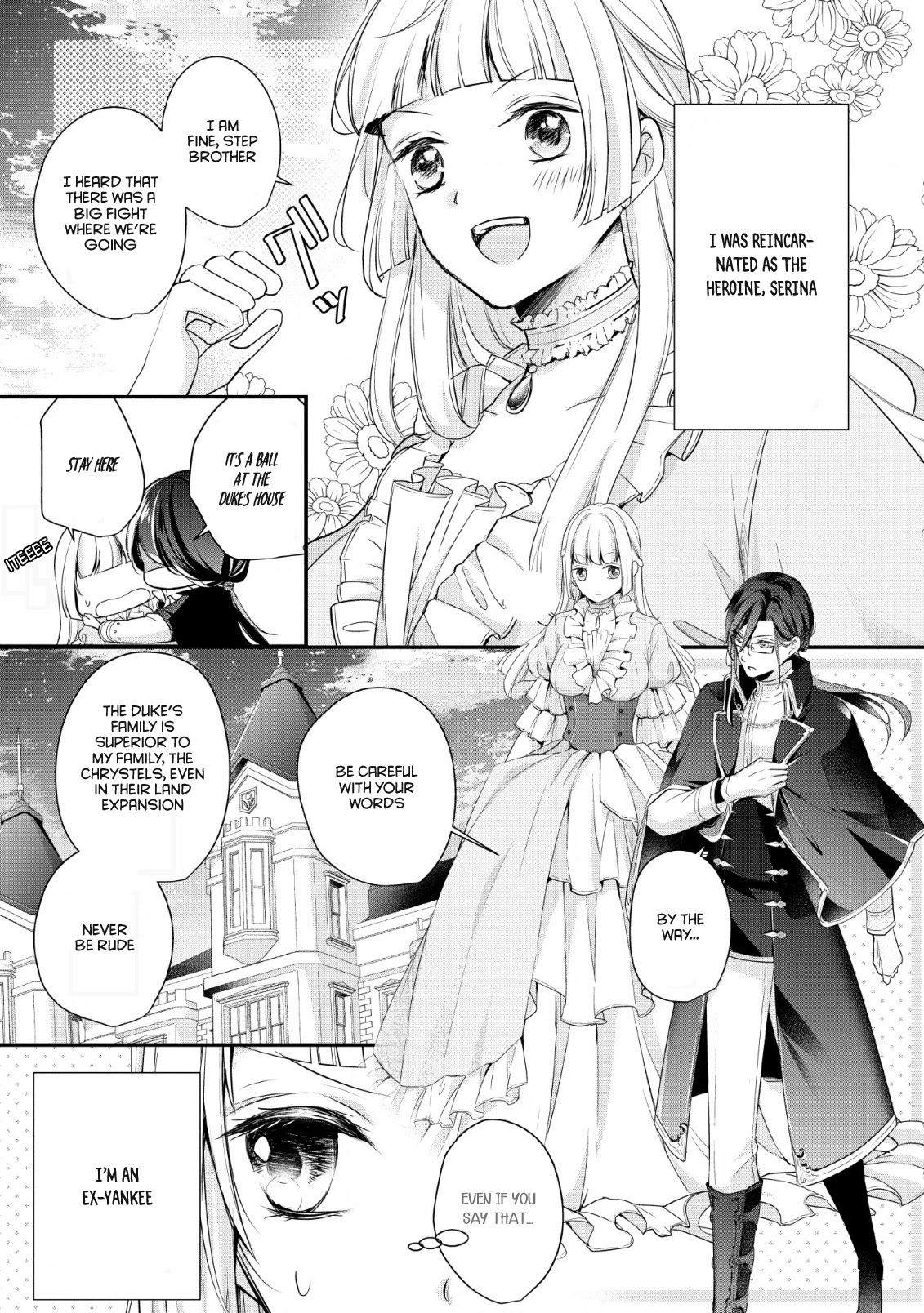 A Bellicose Lady Got Reincarnated!? ~It's an Impossibly Hard Game Where I Would Die If I Don't Fall in Love Chapter 1 page 5 - Chapter 1