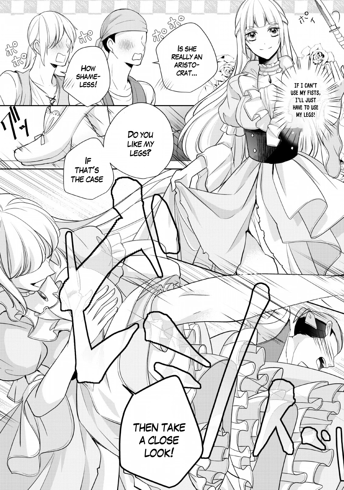 A Bellicose Lady Got Reincarnated!? ~It's an Impossibly Hard Game Where I Would Die If I Don't Fall in Love Chapter 2 page 4 - Chapter 2