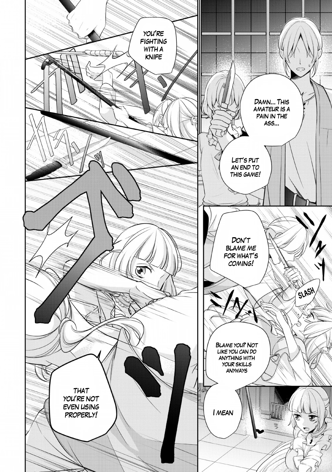 A Bellicose Lady Got Reincarnated!? ~It's an Impossibly Hard Game Where I Would Die If I Don't Fall in Love Chapter 2 page 5 - Chapter 2